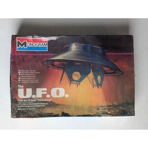 Monogram 6012 The Invaders UFO Plastic Model Kit 1/72 Scale Vintage 1966 Sealed